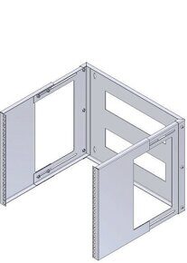 iCA Equipment BRM 6U-9005 Кронштейн настенный 19'', высота 6U, черный